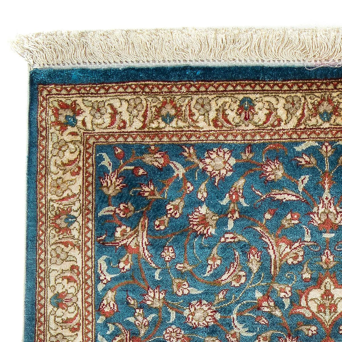 Tappeto Persero - Ghom - 94 x 58 cm - blu