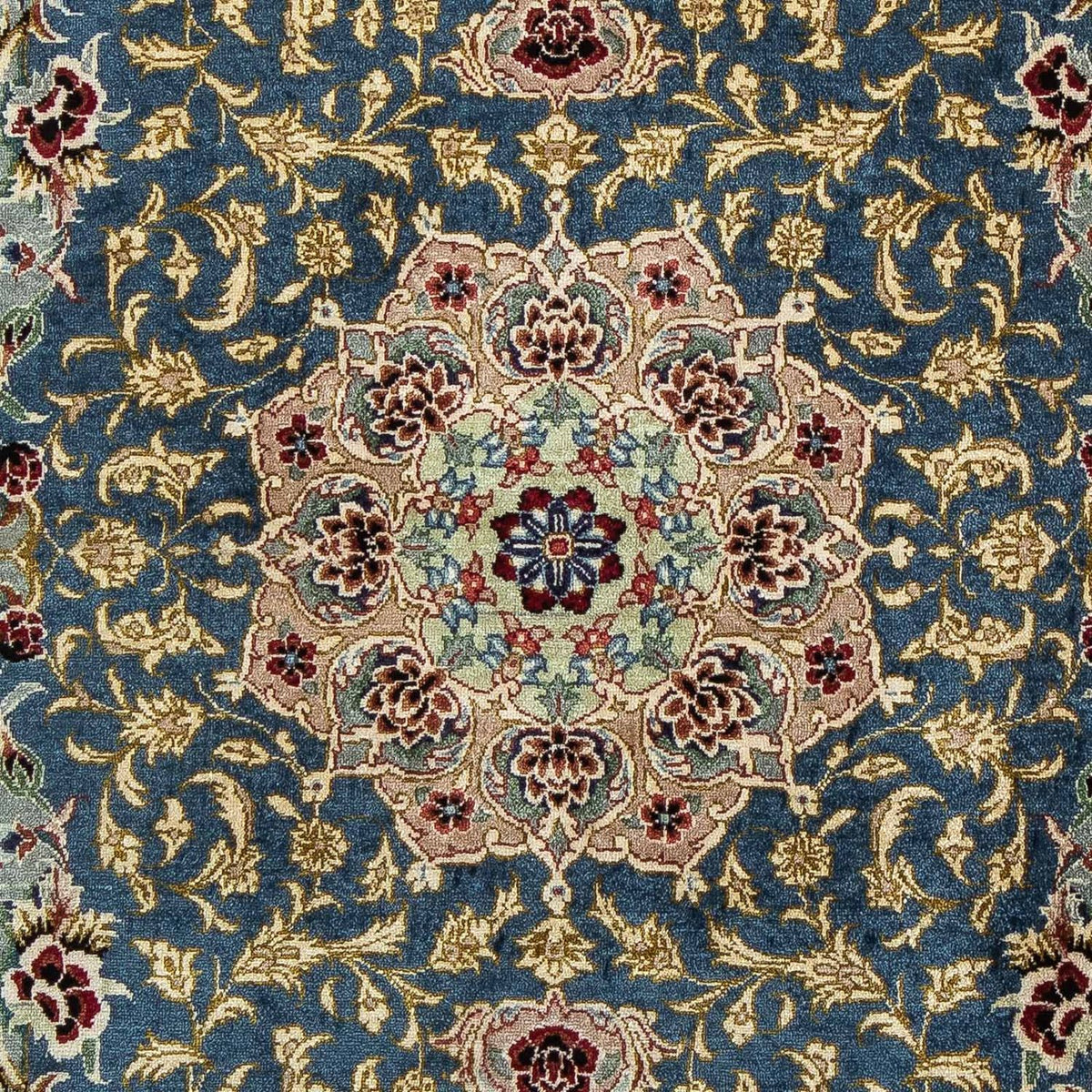 Tappeto Persero - Ghom - 80 x 55 cm - blu scuro