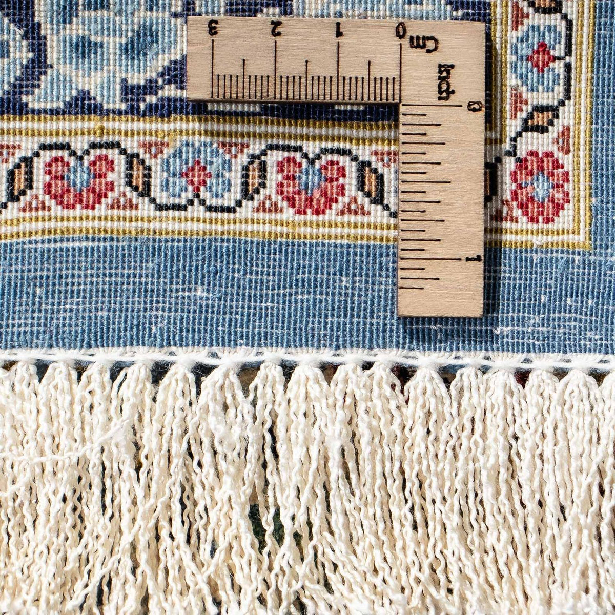 Tappeto Persero - Ghom - 80 x 55 cm - blu scuro