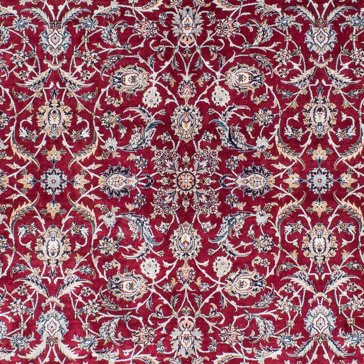 Tappeto orientale - Hereke - 246 x 170 cm - rosso scuro
