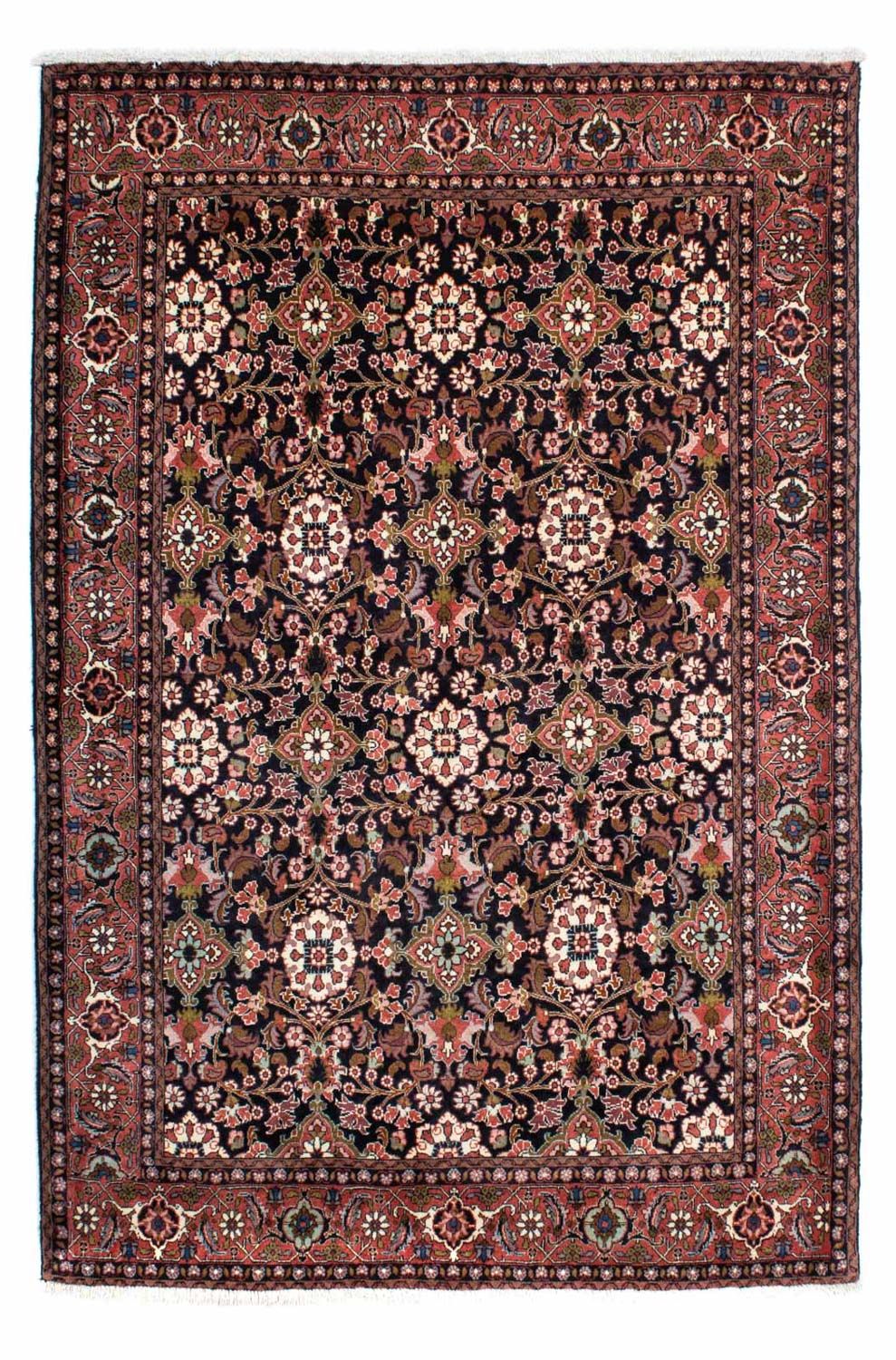 Tappeto Persero - Bidjar - 210 x 141 cm - blu scuro