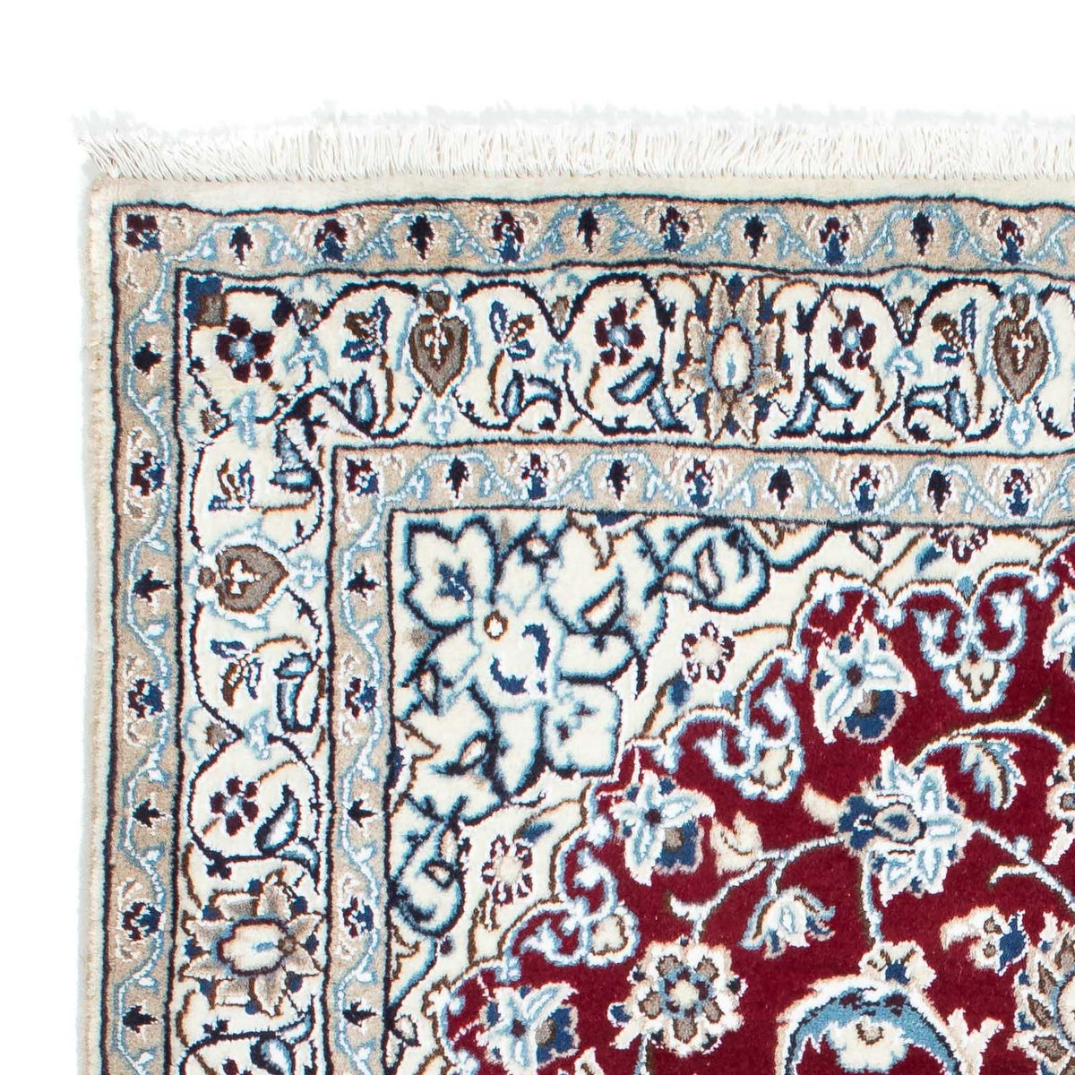 Tappeto Persero - Nain - Reale - 173 x 114 cm - rosso scuro