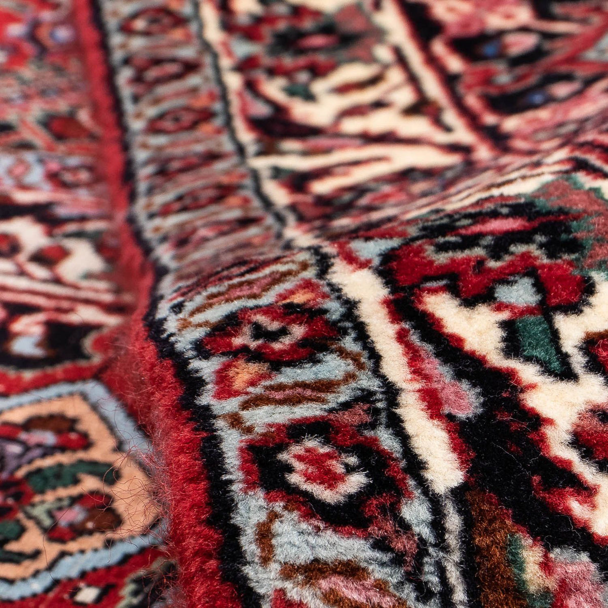 Tappeto Persero - Bidjar - 303 x 250 cm - rosso scuro