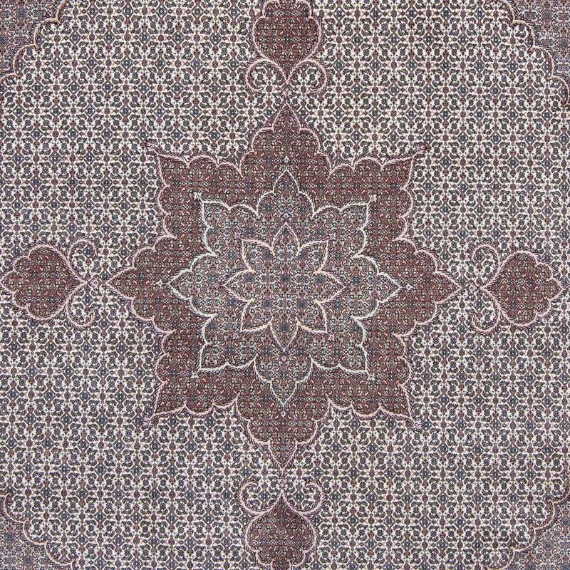 Tappeto Persero - Tabriz quadrato  - 258 x 252 cm - grigio