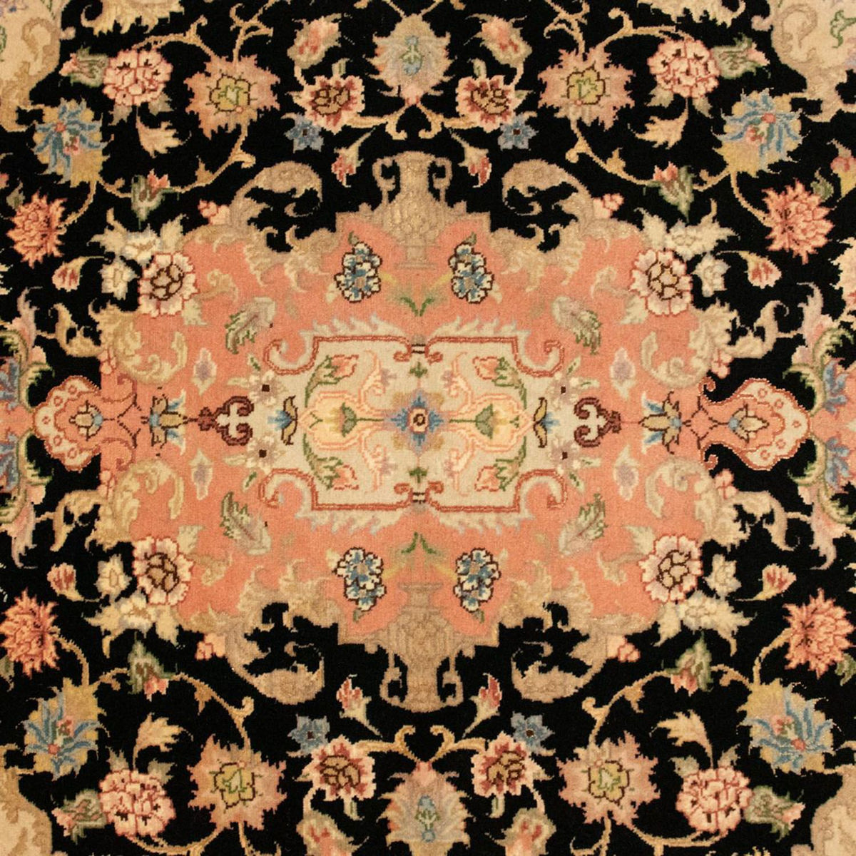Tappeto Persero - Tabriz - Reale - 150 x 100 cm - blu scuro
