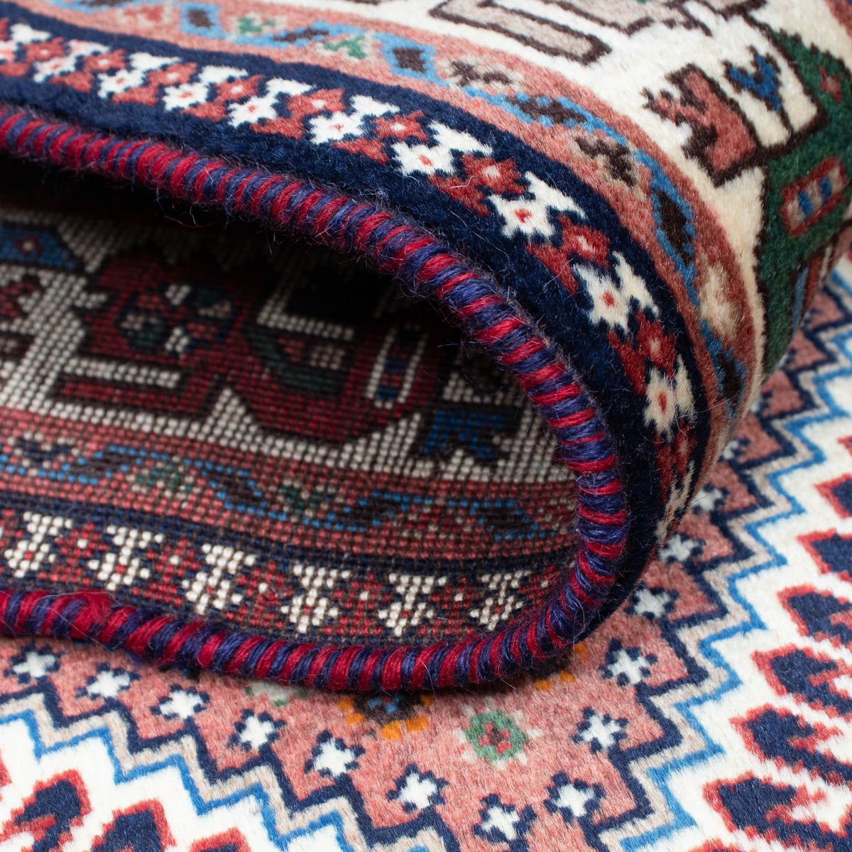 Tappeto corsia Tappeto Persero - Bidjar - 288 x 80 cm - blu scuro