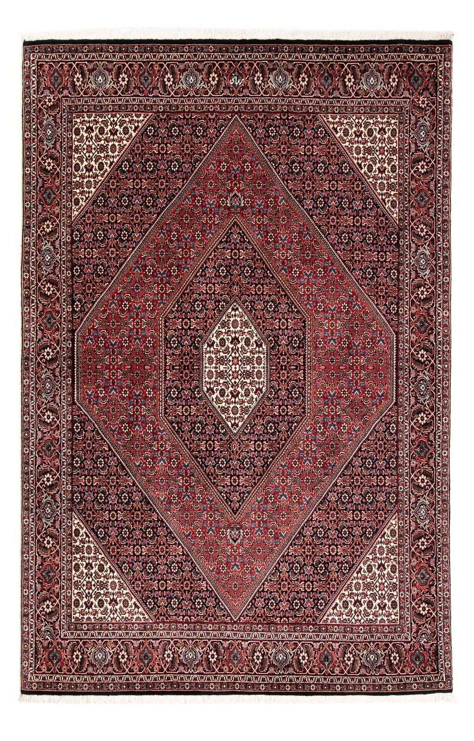 Tappeto Persero - Bidjar - 246 x 167 cm - rosso scuro