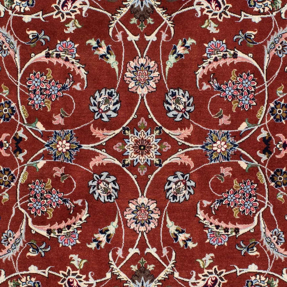 Tappeto Persero - Ghom - 181 x 136 cm - rosso scuro