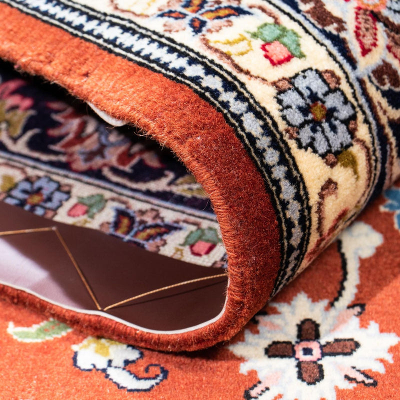 Tappeto Persero - Ghom - 181 x 136 cm - rosso scuro