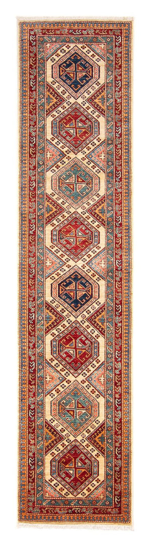 Tappeto corsia Tappeto Ziegler - Kazak - 309 x 74 cm - multicolore