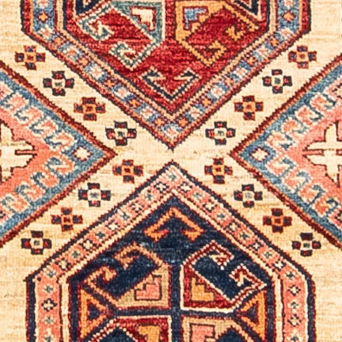 Tappeto corsia Tappeto Ziegler - Kazak - 309 x 74 cm - multicolore