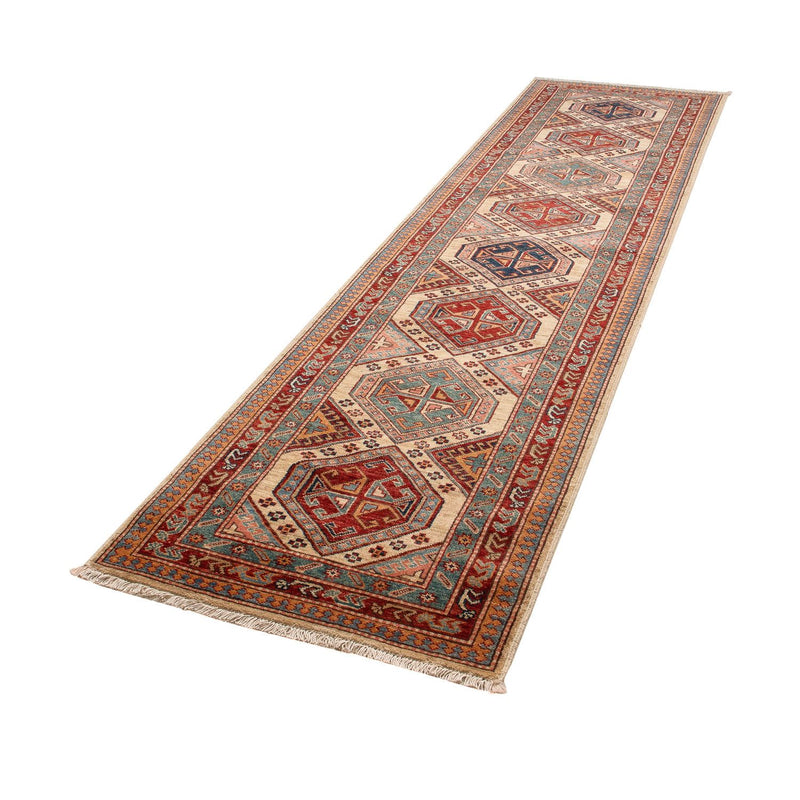 Tappeto corsia Tappeto Ziegler - Kazak - 309 x 74 cm - multicolore