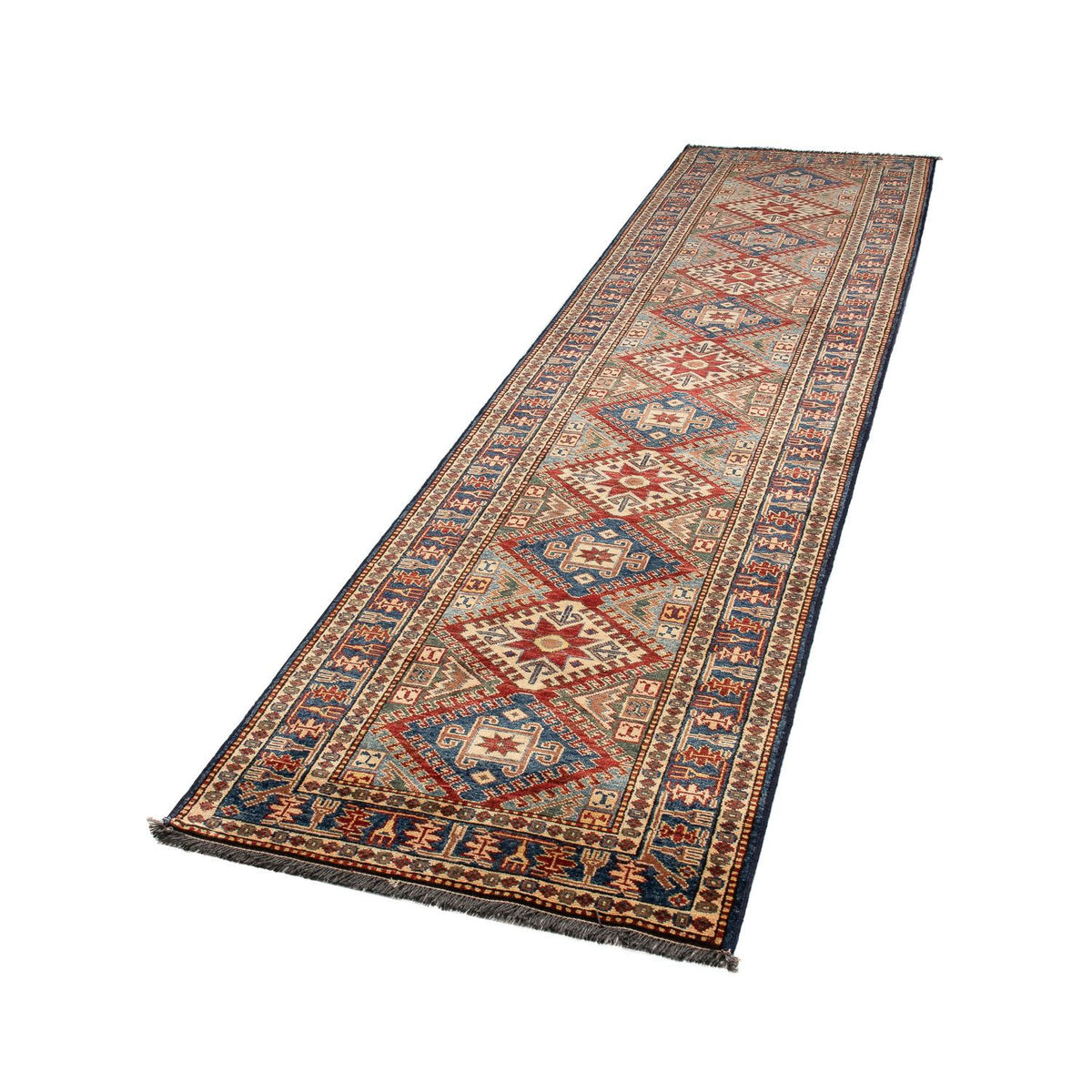 Tappeto corsia Tappeto Ziegler - Kazak - 310 x 74 cm - multicolore