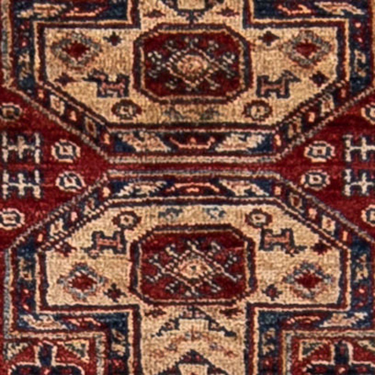 Tappeto corsia Tappeto Ziegler - Kazak - 281 x 62 cm - rosso scuro