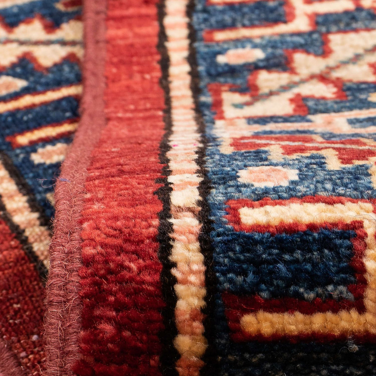 Tappeto corsia Tappeto Ziegler - Kazak - 281 x 62 cm - rosso scuro