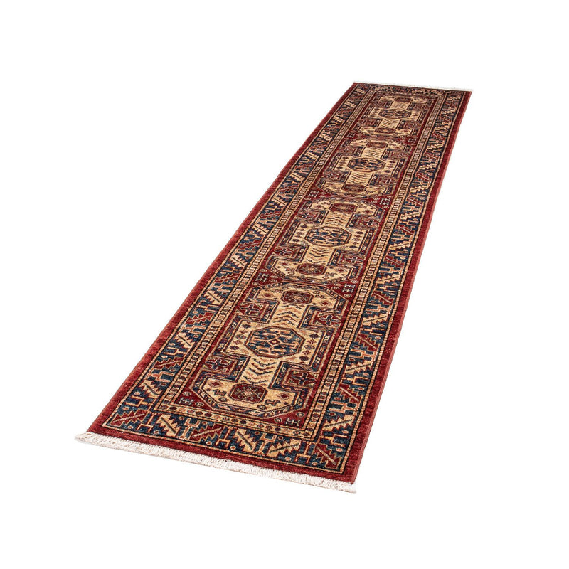 Tappeto corsia Tappeto Ziegler - Kazak - 281 x 62 cm - rosso scuro