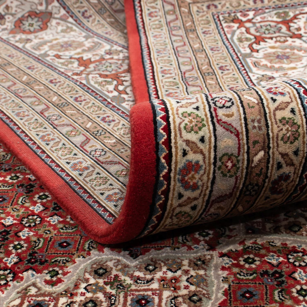 Tappeto Persero - Tabriz - 304 x 241 cm - rosso scuro