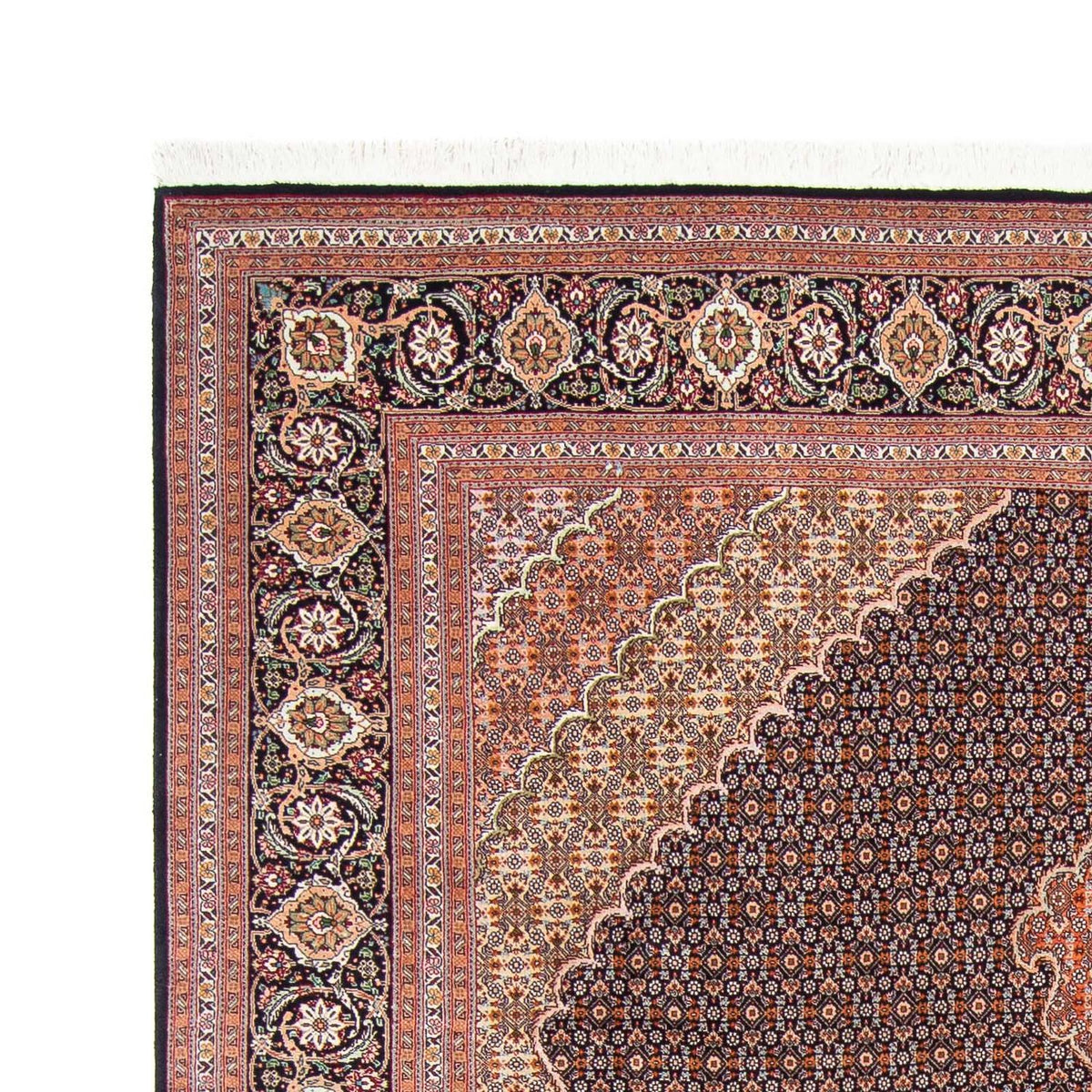 Tappeto Persero - Tabriz - 300 x 202 cm - blu scuro