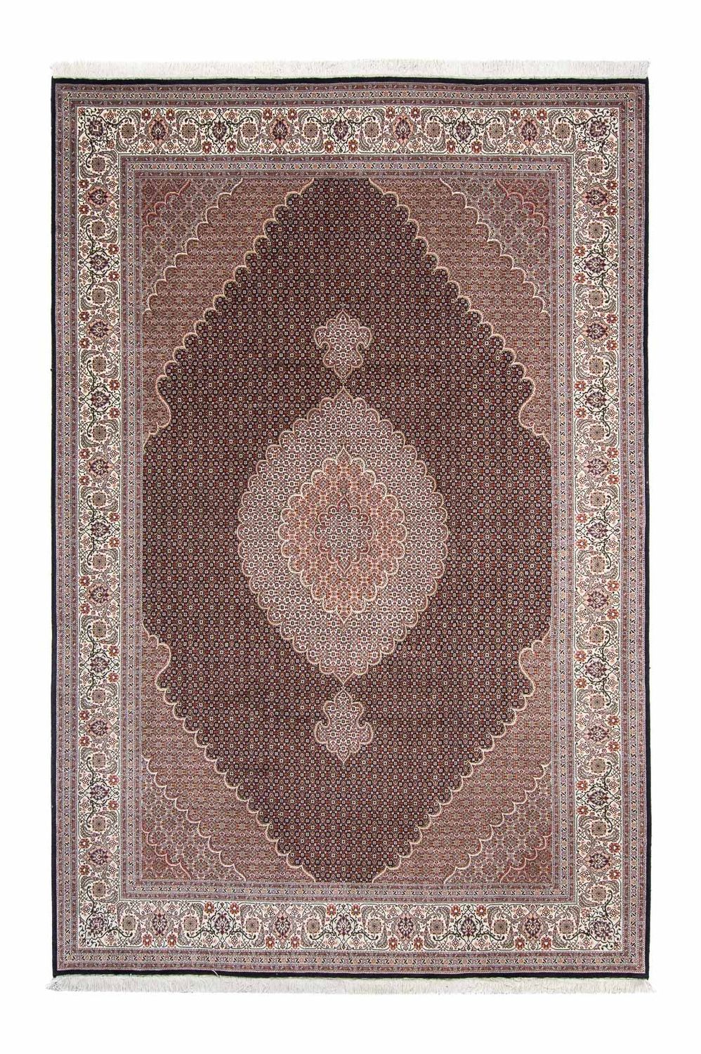 Tappeto Persero - Tabriz - 308 x 200 cm - blu scuro