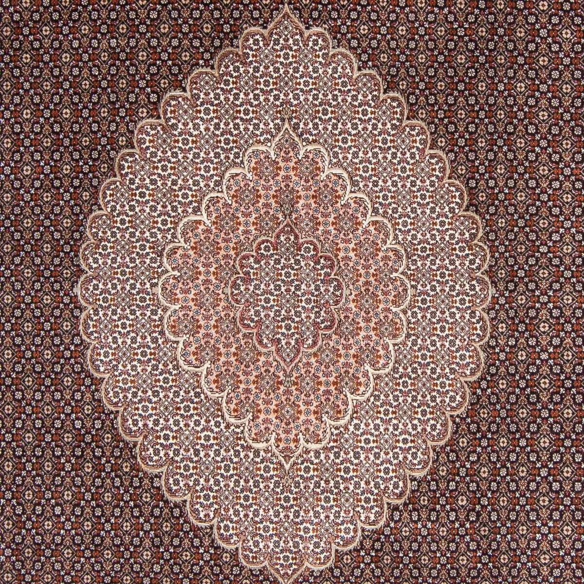 Tappeto Persero - Tabriz - 308 x 200 cm - blu scuro