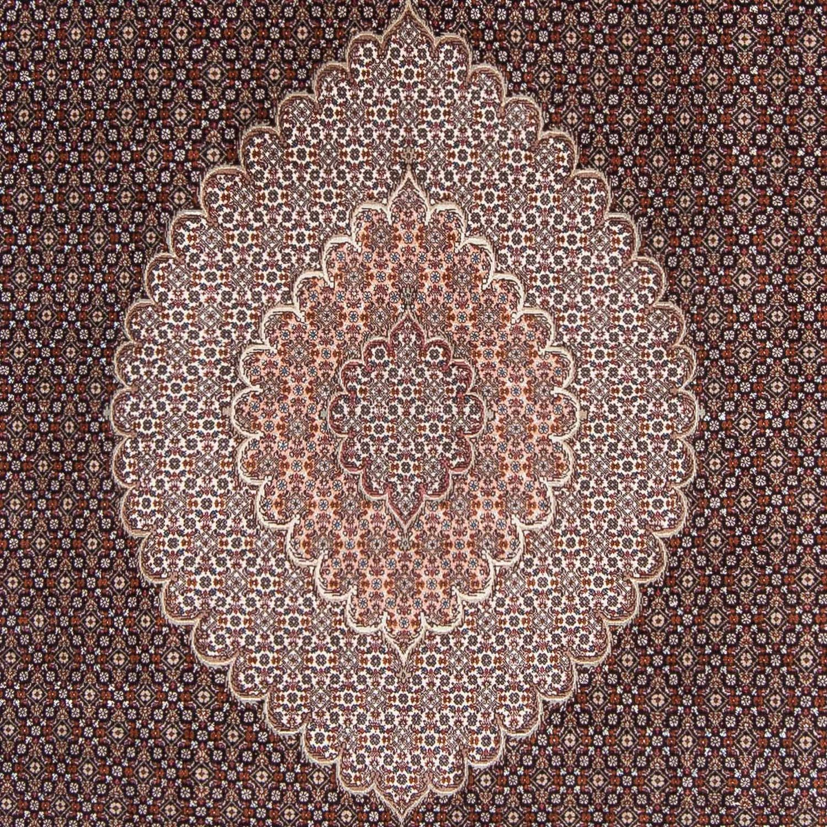Tappeto Persero - Tabriz - 308 x 200 cm - blu scuro