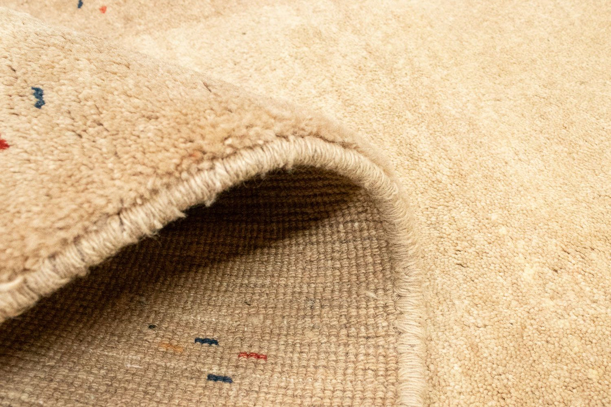 Tappeto corsia Tappeto Gabbeh - Persero - 298 x 88 cm - beige