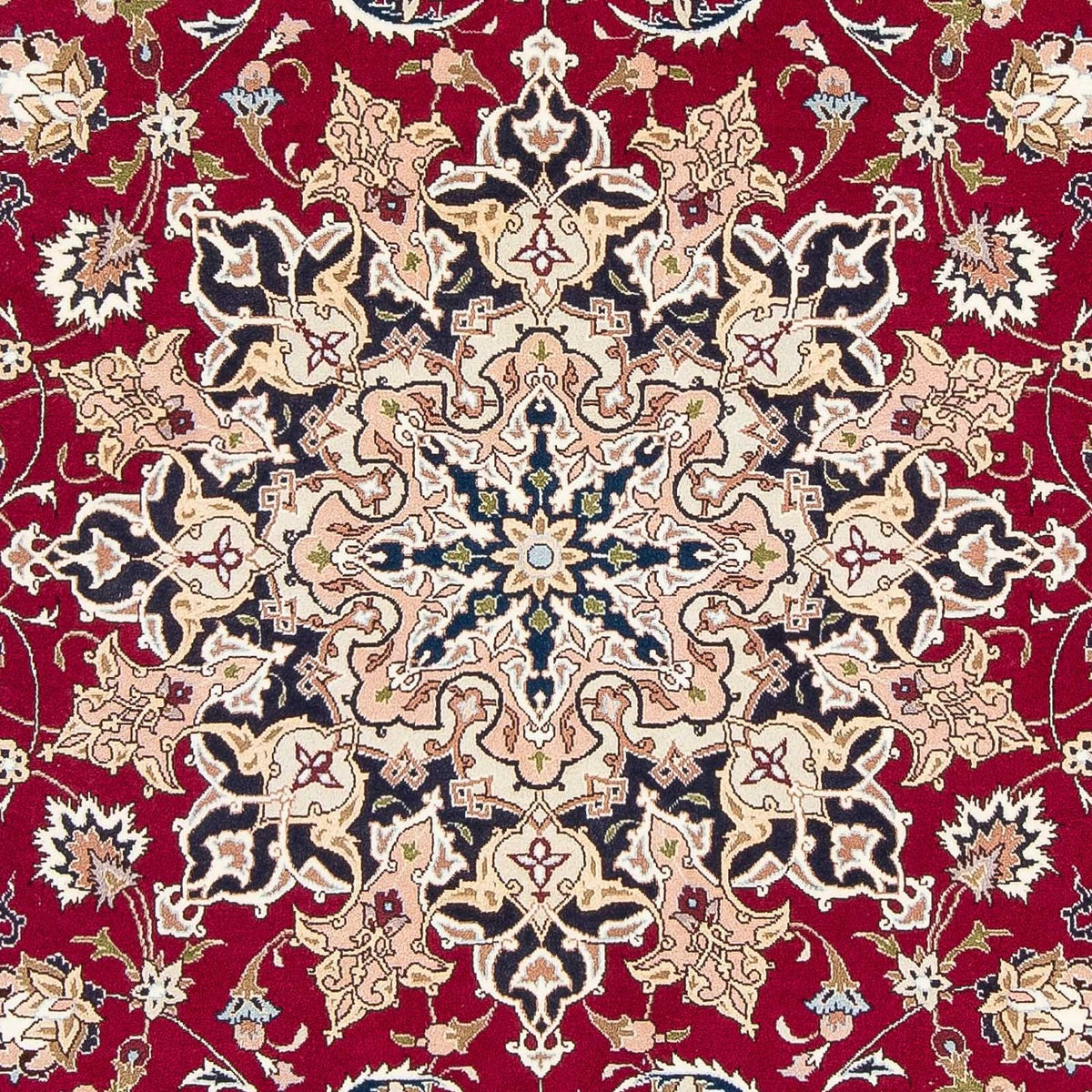 Tappeto Persero - Tabriz - Reale - 293 x 202 cm - rosso scuro