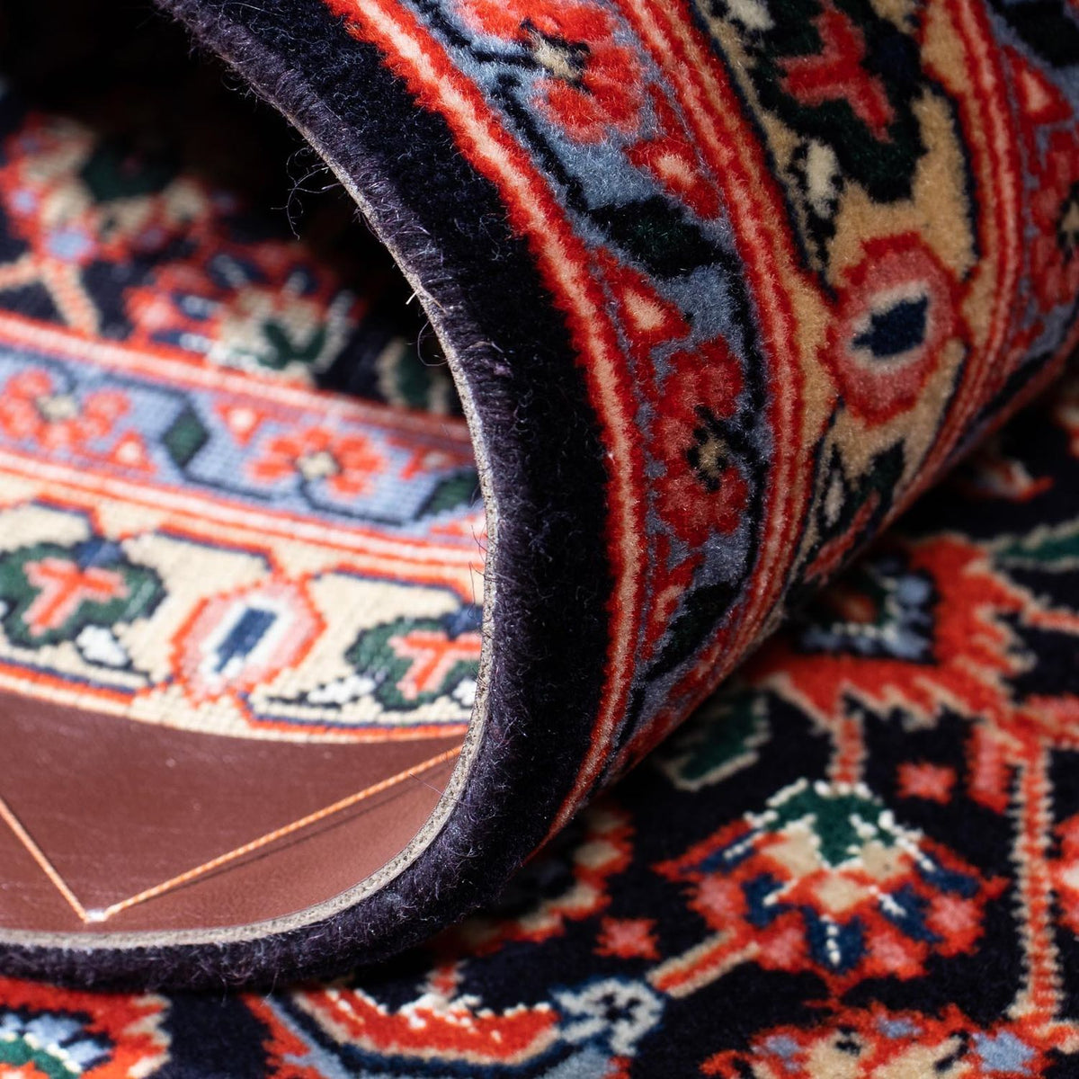 Tappeto corsia Tappeto Persero - Tabriz - 201 x 64 cm - ruggine