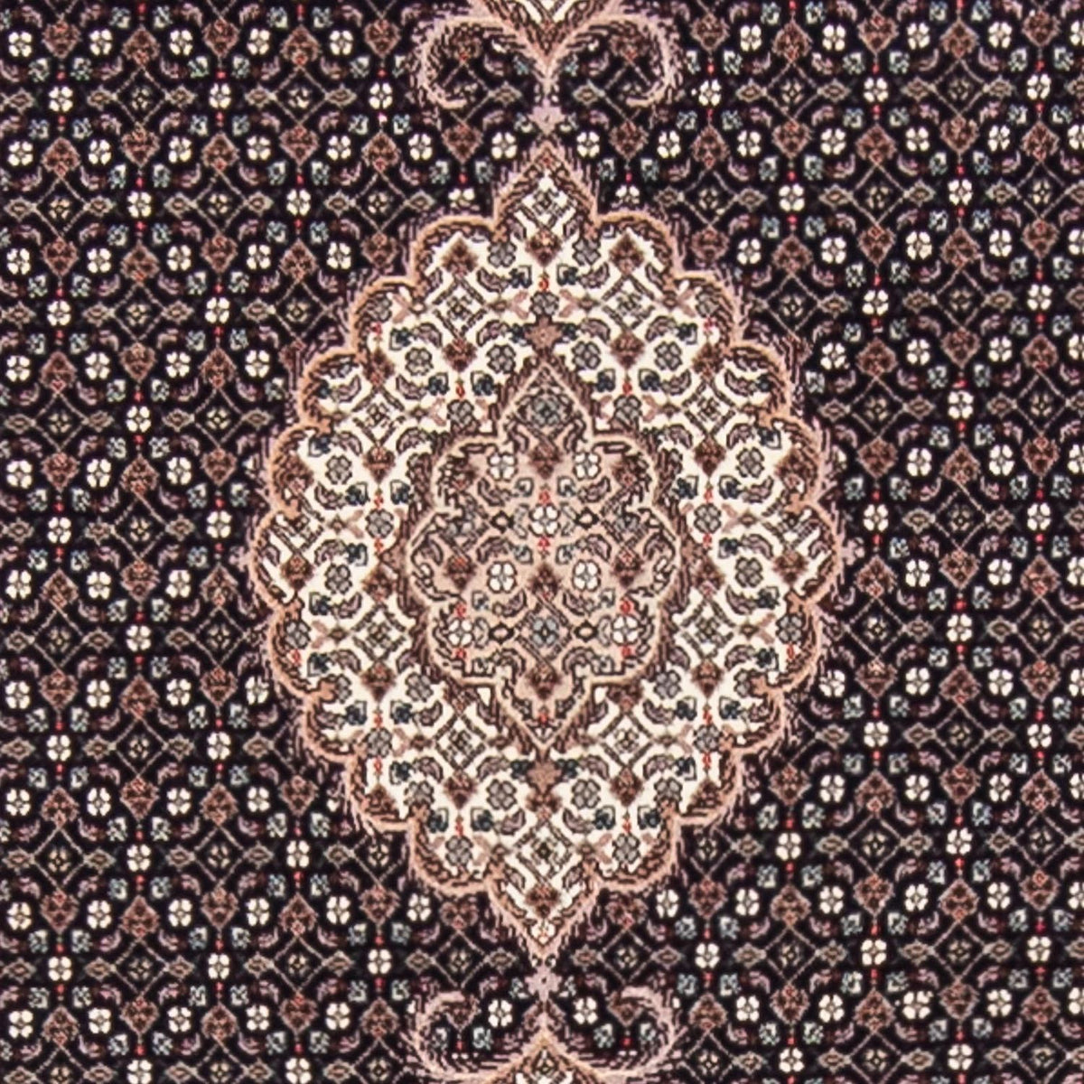 Tappeto corsia Tappeto Persero - Tabriz - Reale - 391 x 82 cm - blu scuro