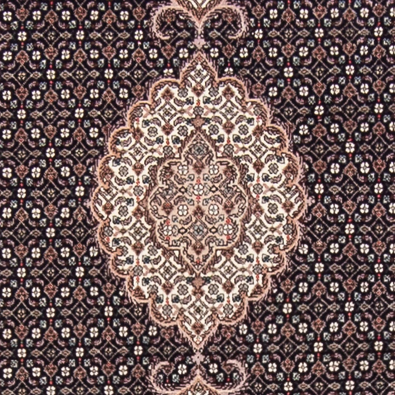Tappeto corsia Tappeto Persero - Tabriz - Reale - 391 x 82 cm - blu scuro