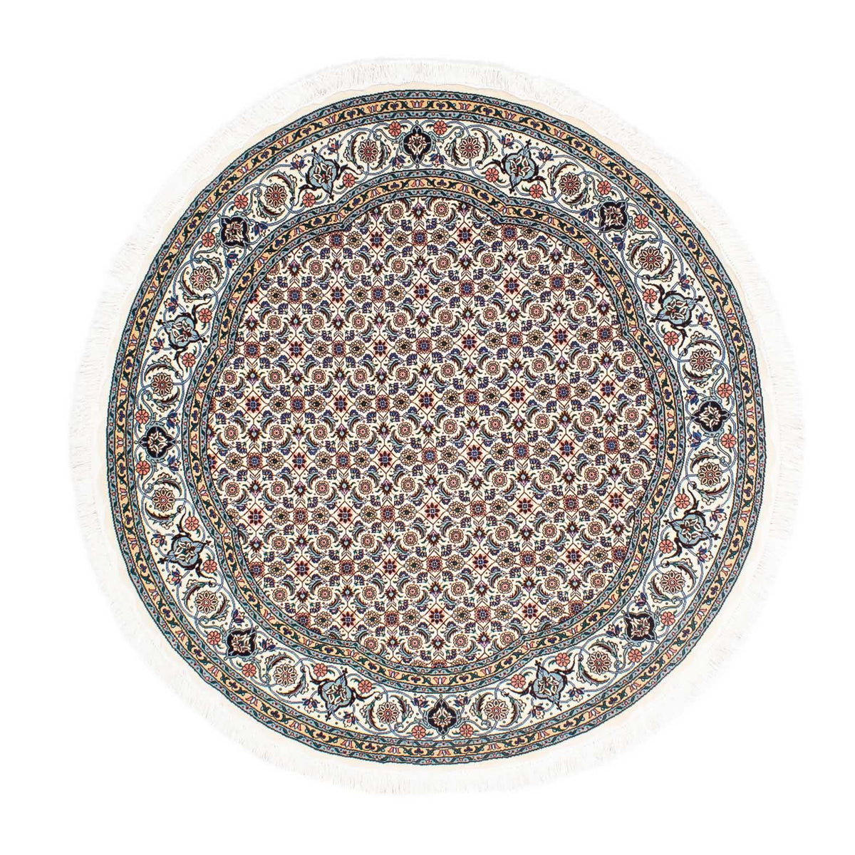 Tappeto Persero - Tabriz - Reale rotondo - 150 x 150 cm - beige