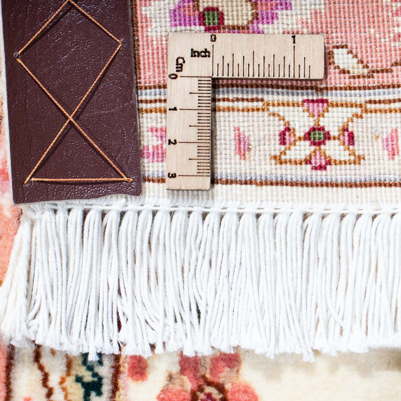 Tappeto corsia Tappeto Persero - Tabriz - Reale - 212 x 82 cm - beige