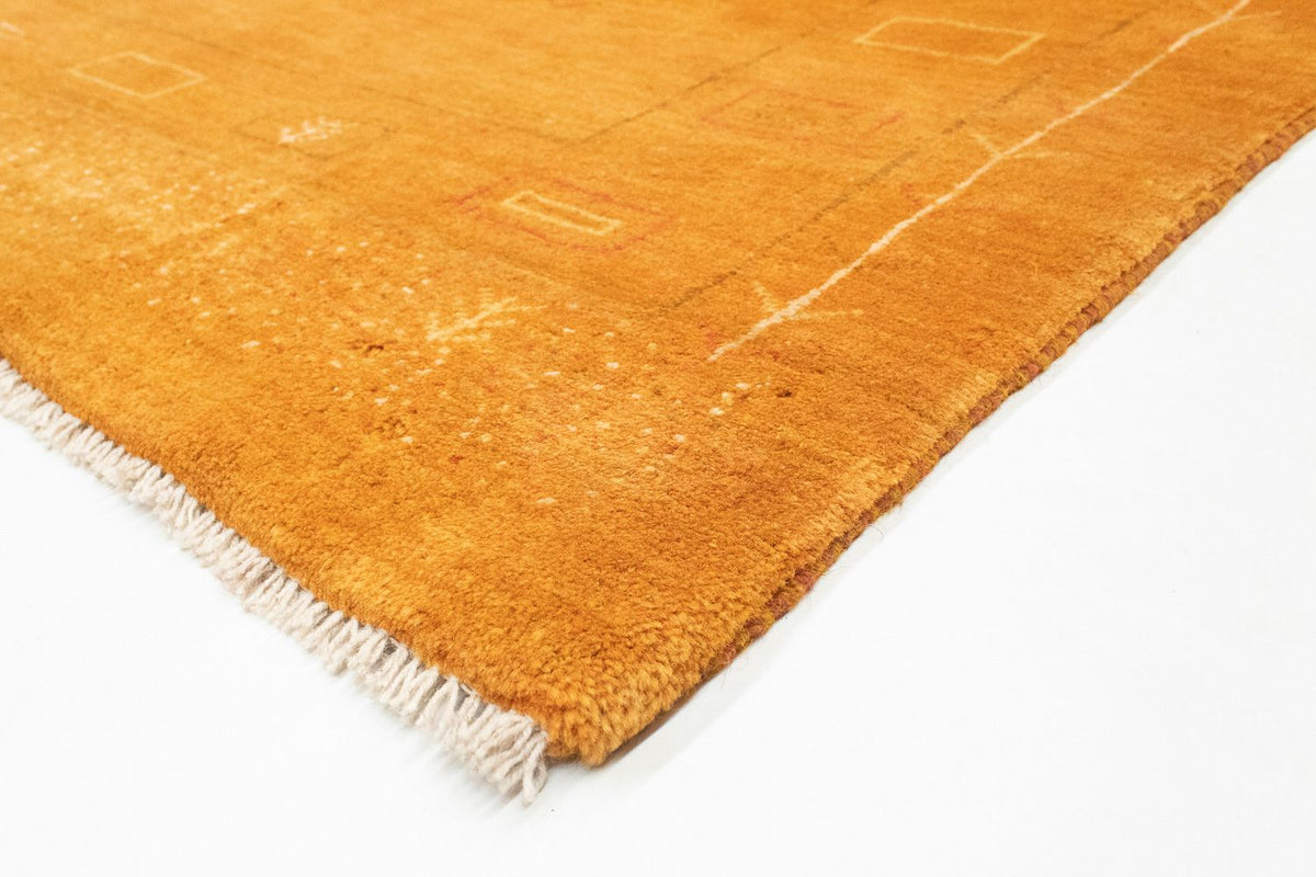Tappeto Gabbeh - Persero - 193 x 151 cm - oro