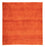 Tappeto Gabbeh - Persero quadrato - 187 x 180 cm - rosso