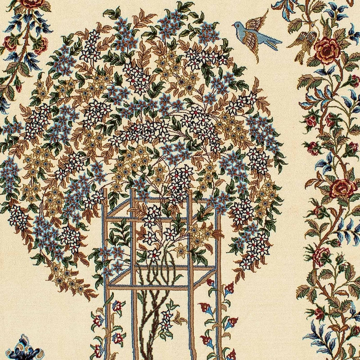 Tappeto Persero - Ghom - 205 x 135 cm - beige