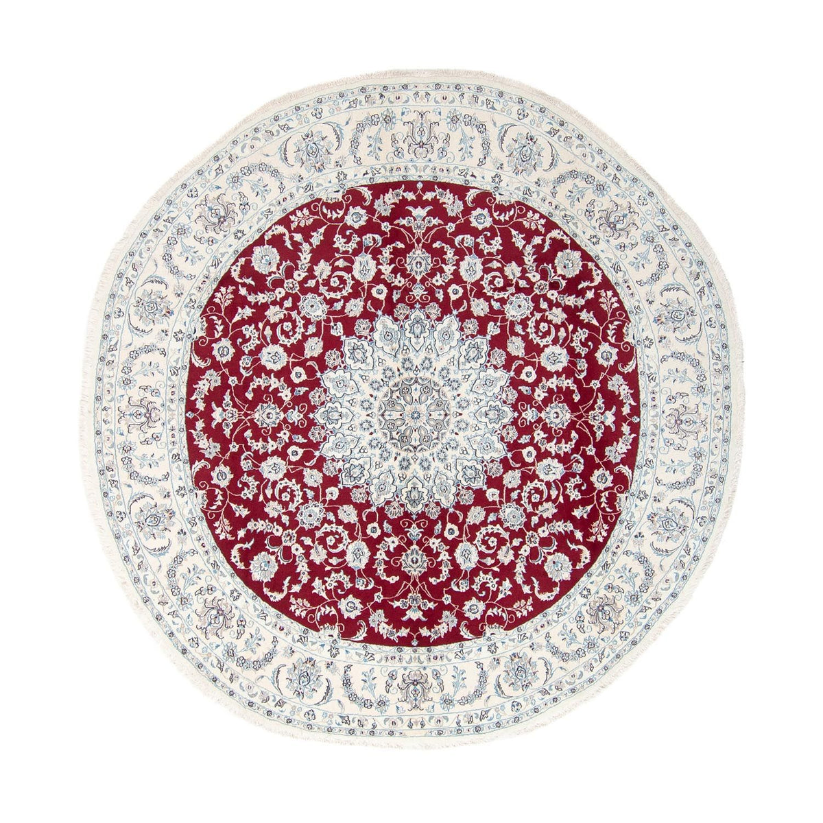 Tappeto Persero - Nain rotondo  - 295 x 295 cm - rosso scuro