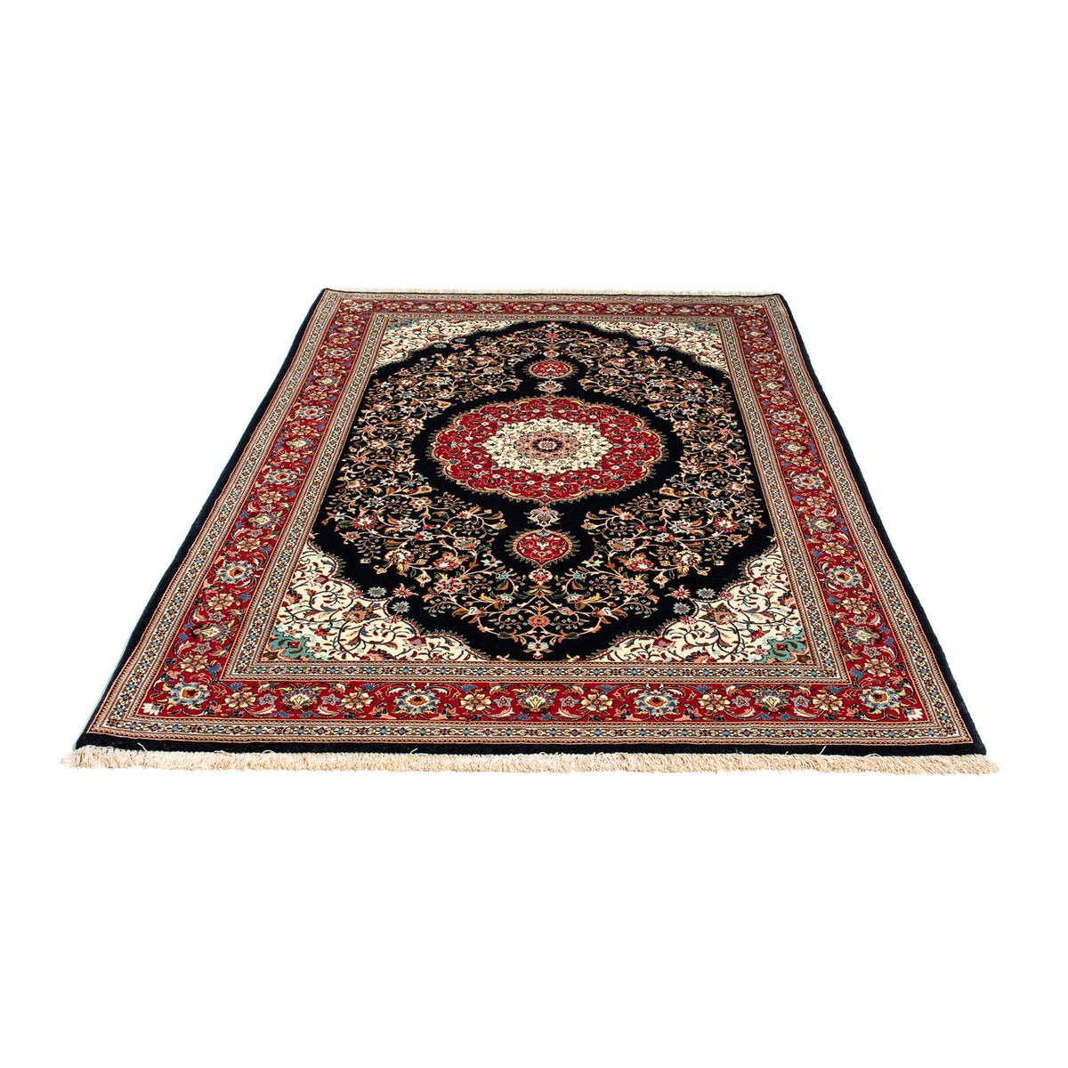Tappeto Persero - Ghom - 210 x 140 cm - blu scuro