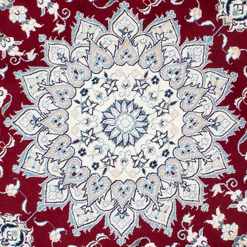 Tappeto Persero - Nain rotondo  - 252 x 252 cm - rosso scuro