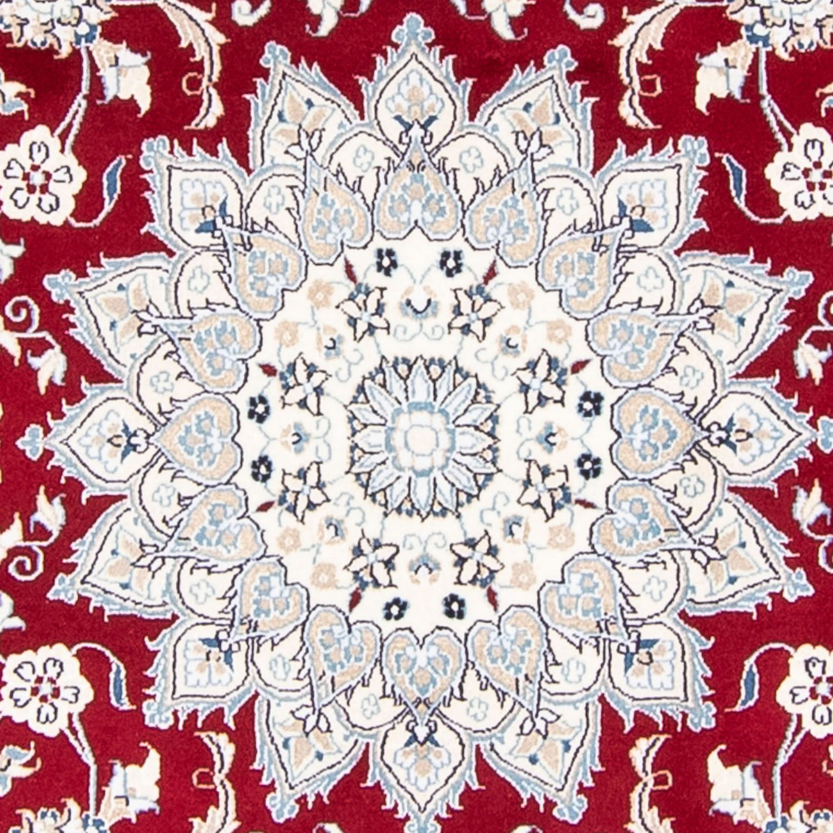 Tappeto Persero - Nain rotondo  - 250 x 250 cm - rosso scuro