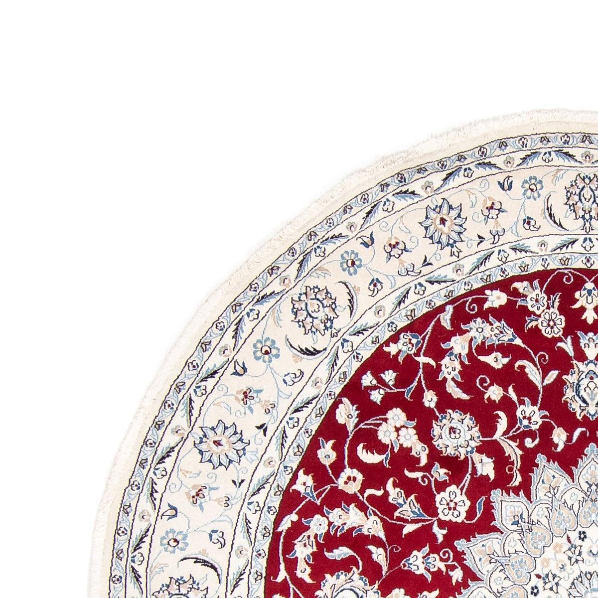 Tappeto Persero - Nain rotondo  - 250 x 250 cm - rosso scuro