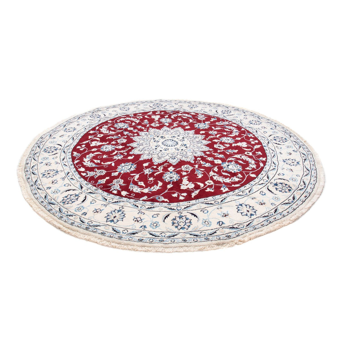 Tappeto Persero - Nain rotondo  - 250 x 250 cm - rosso scuro