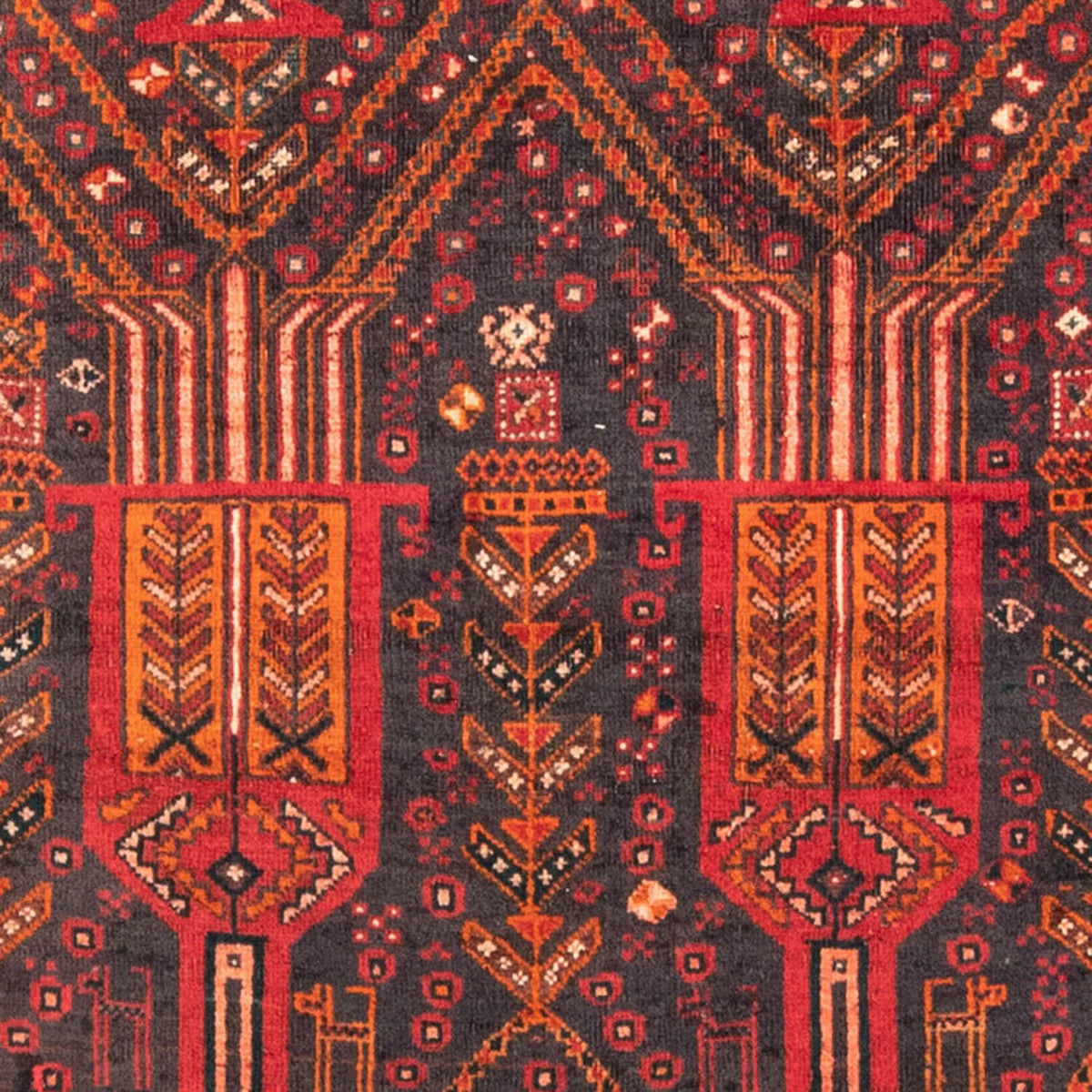 Tappeto corsia Tappeto Belutsch - 239 x 111 cm - ruggine