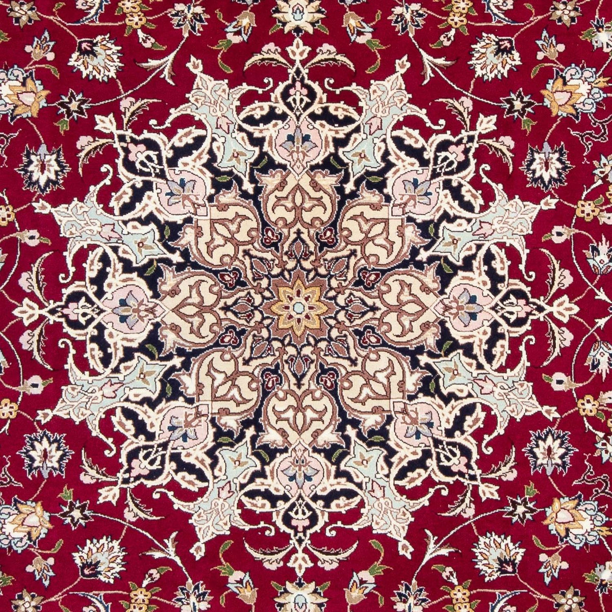 Tappeto Persero - Tabriz - Reale - 292 x 204 cm - rosso scuro