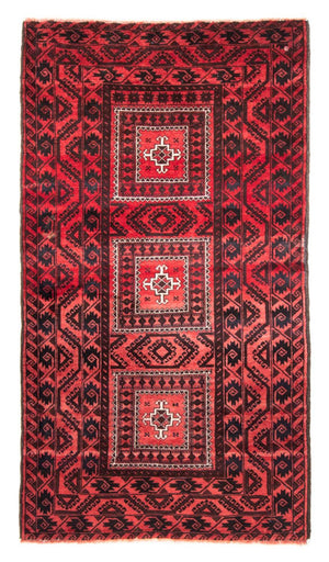 Tappeto corsia Tappeto Belutsch - 207 x 112 cm - rosso