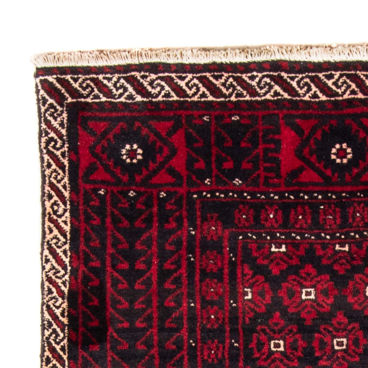 Tappeto corsia Tappeto Belutsch - 222 x 110 cm - rosso scuro