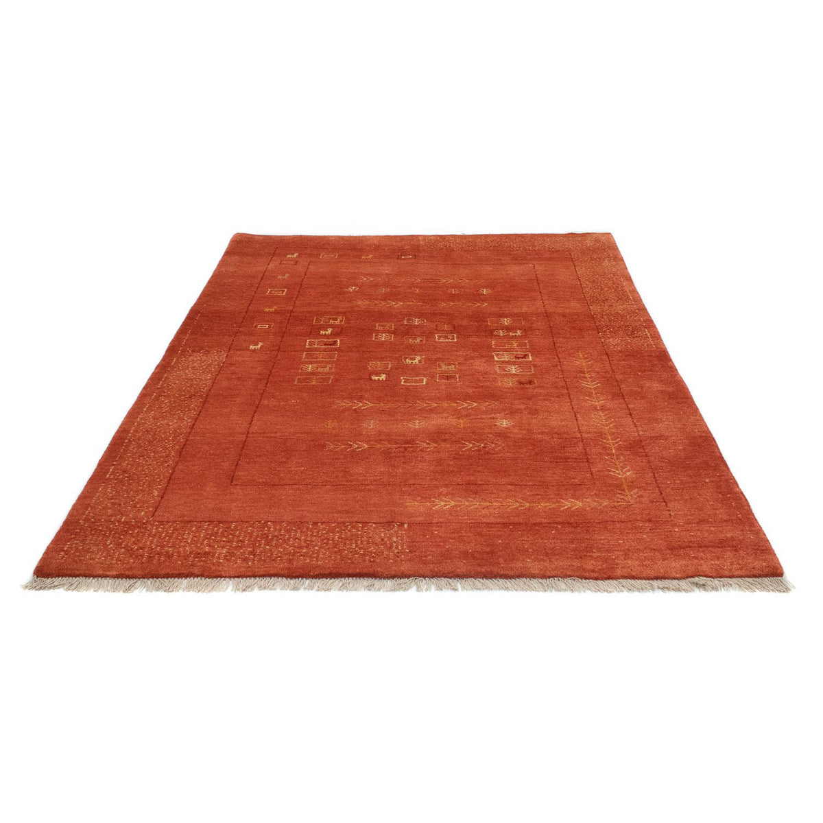 Tappeto Gabbeh - Persero - 192 x 149 cm - rosso