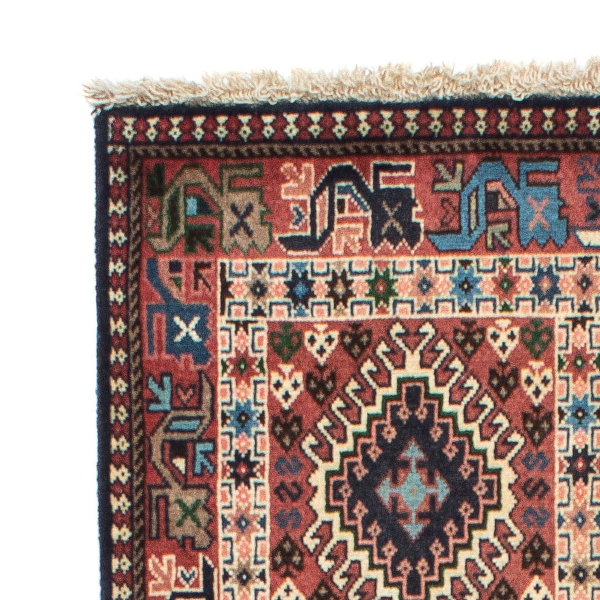 Tappeto corsia Tappeto Persero - Nomade - 196 x 80 cm - rosso chiaro