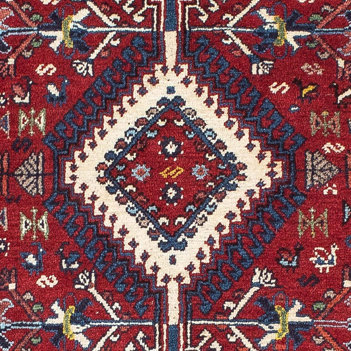 Tappeto Persero - Nomade - 158 x 100 cm - rosso scuro