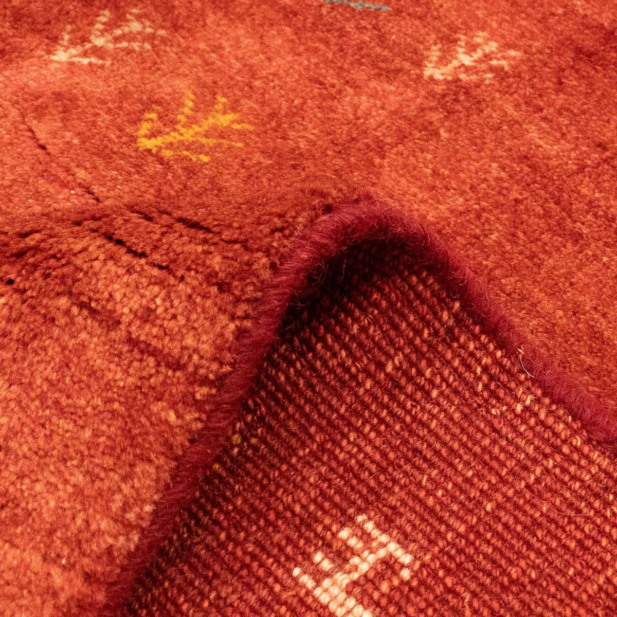 Tappeto Gabbeh - Persero - 225 x 171 cm - rosso scuro