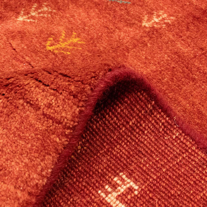 Tappeto Gabbeh - Persero - 225 x 171 cm - rosso scuro